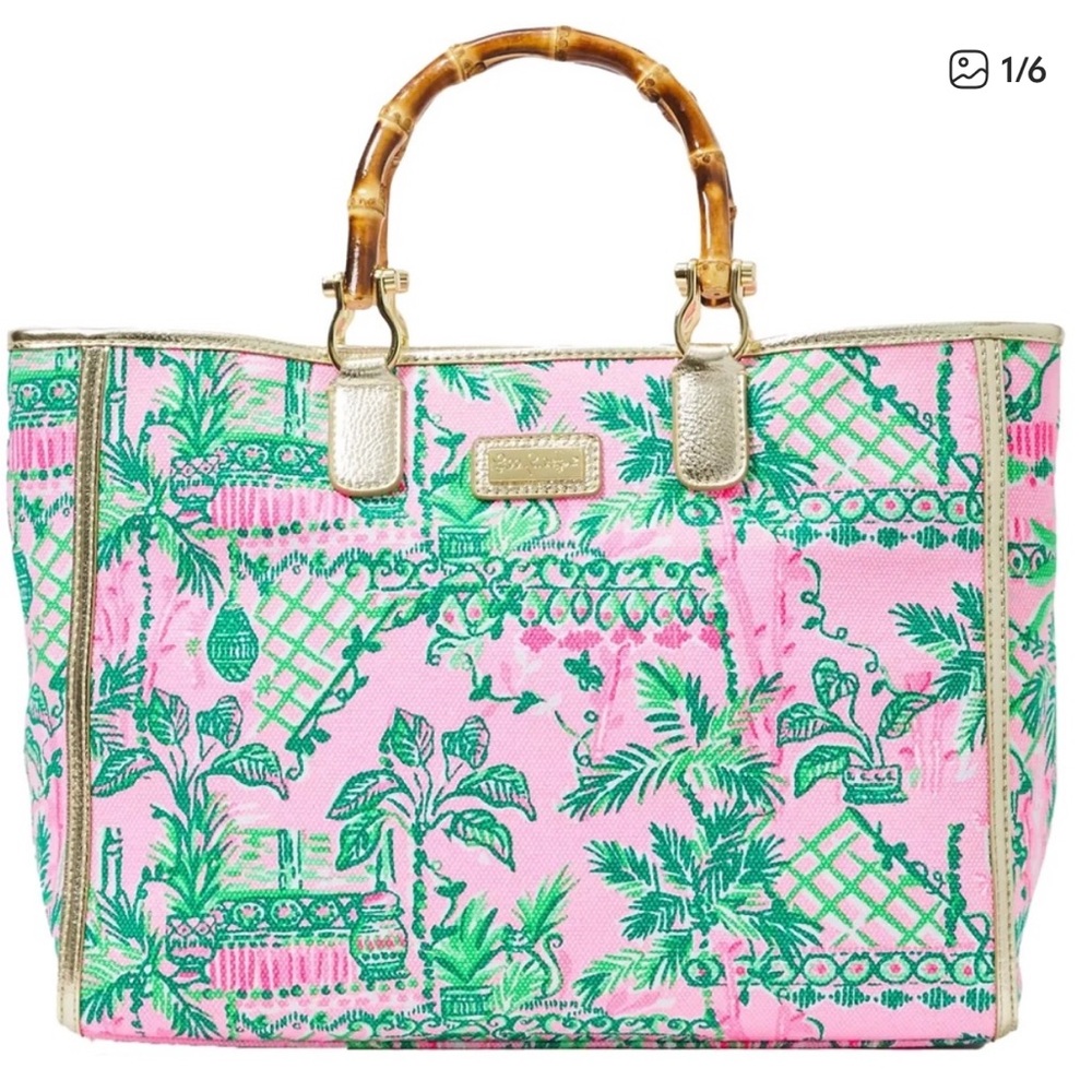 NWOT Lilly Pulitzer Palm Beach Bag
